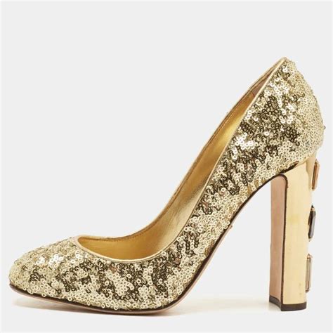 dolce gabbana block heels
